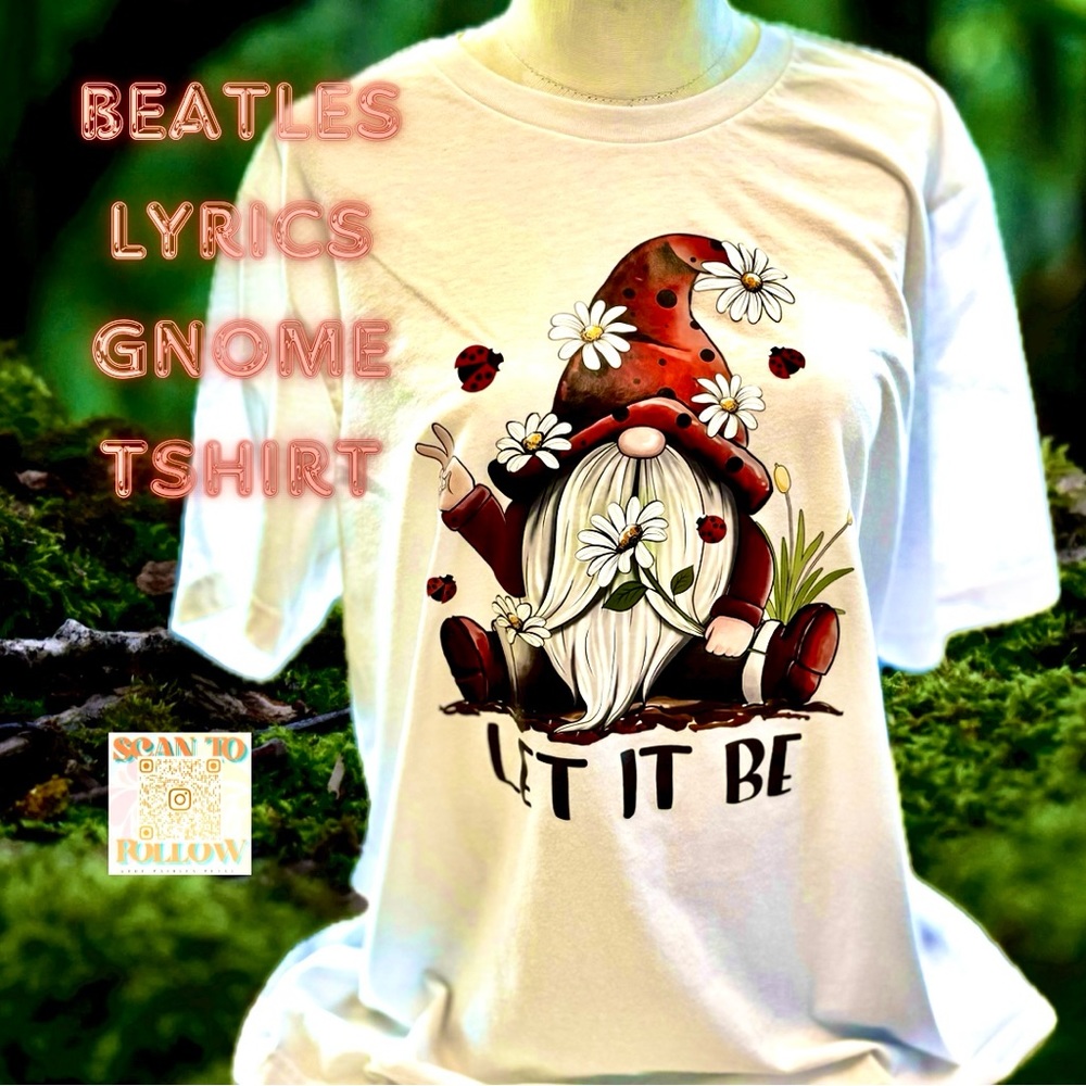 GNOME TSHIRT WITH LADYBUGS